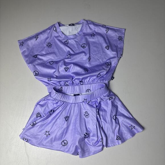 Pixie Lane Other - Pixie Lane Short Sleeve Top Skort Outfit Sz 7 Girls